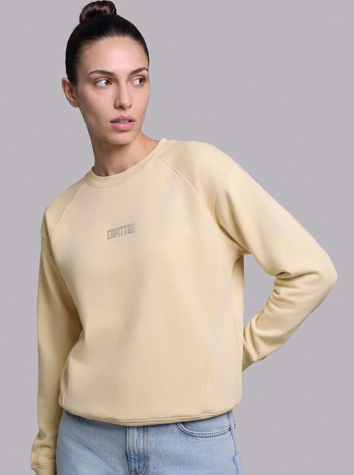 Sudadera cuello redondo